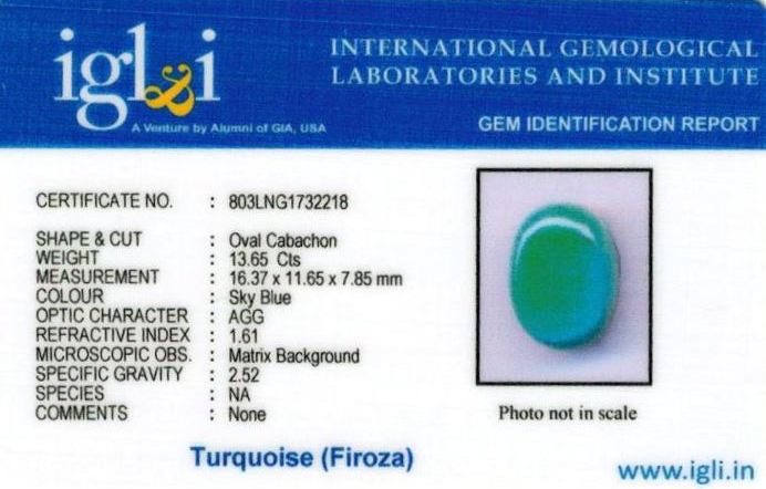 15.25-ratti-certified-turquoise-firoza-stone Certificate (ID-126)