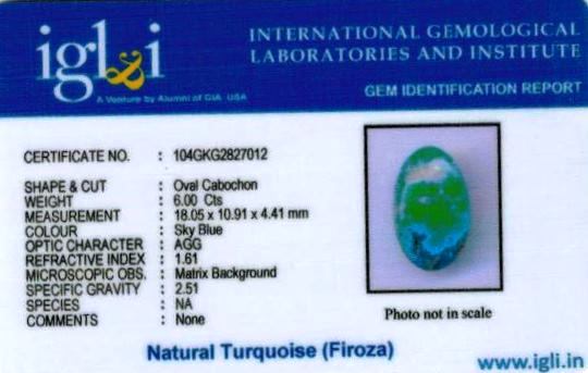 7-ratti-certified-turquoise Certificate (ID-177)
