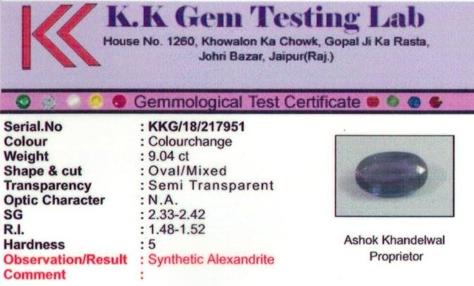 10.25-ratti-certified-alexandrite-stone Certificate (ID-130)