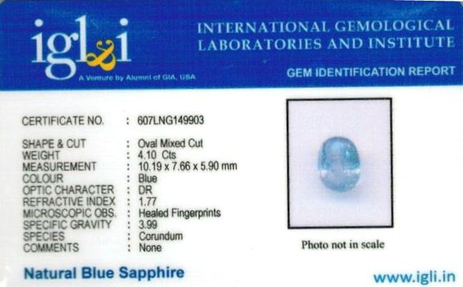 4.56-ratti-certified-blue-sapphire-gemstone Certificate (ID-328)