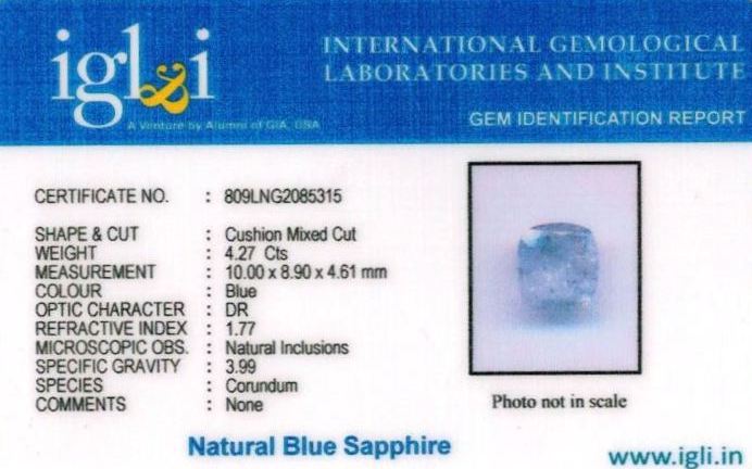 Click to view certificate 4.74-ratti-certified-blue-sapphire-gemstone Certificate (ID-330)