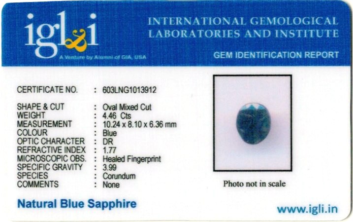 Click to view certificate 4.96-ratti-certified-blue-sapphire-gemstone Certificate (ID-313)