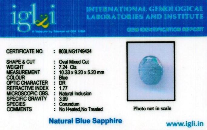 8.25-ratti-certified-blue-sapphire-stone Certificate (ID-375)