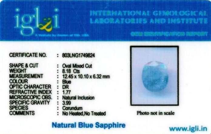 Click to view certificate 9.25-ratti-certified-blue-sapphire-stone Certificate (ID-377)