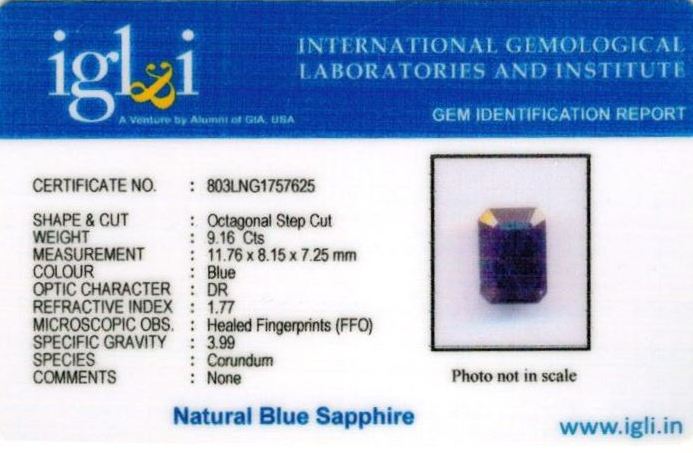 Click to view certificate 10.25-ratti-certified-blue-sapphire-stone Certificate (ID-395)