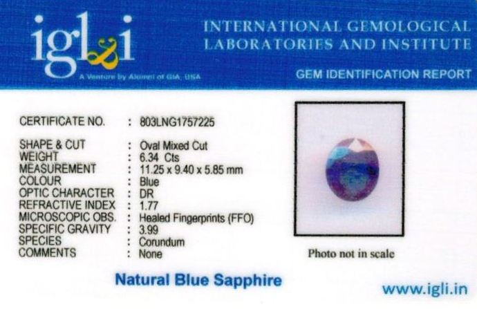 Click to view certificate 7.25-ratti-certified-blue-sapphire-stone Certificate (ID-382)