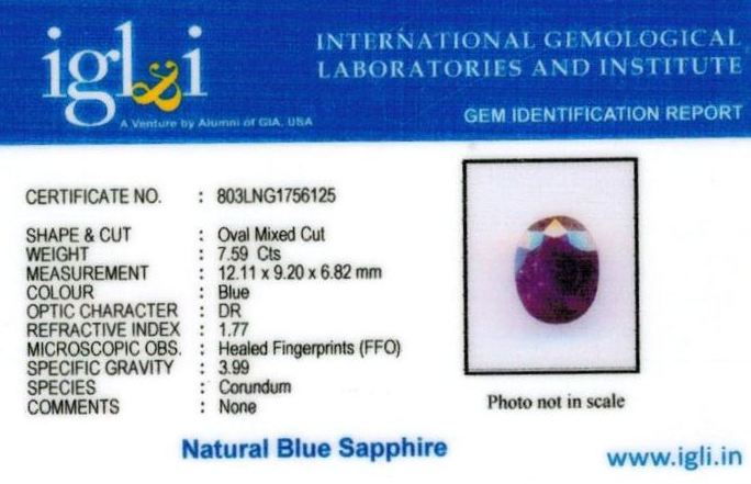 Click to view certificate 8.25-ratti-certified-blue-sapphire-stone Certificate (ID-389)