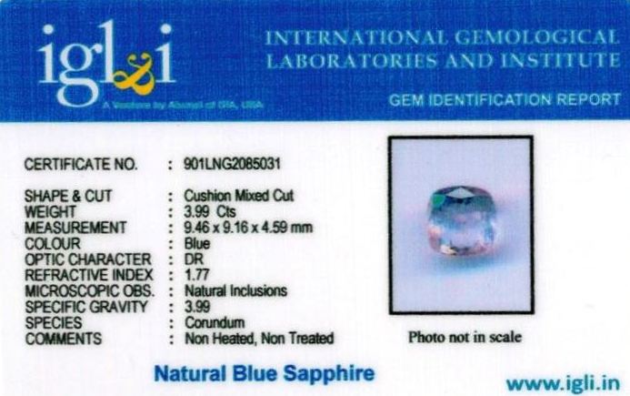 4.25-ratti-certified-blue-sapphire-stone Certificate (ID-404)