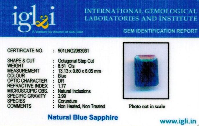 Click to view certificate 9.25-ratti-certified-blue-sapphire-stone Certificate (ID-403)