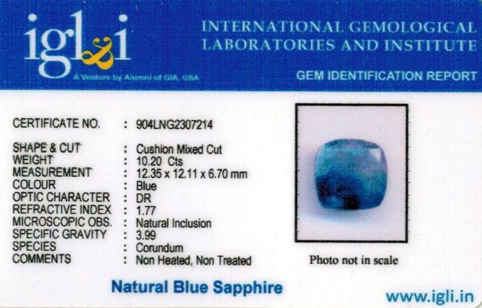 Click to view certificate 11.25-ratti-certified-srilankan-blue-sapphire Certificate (ID-420)