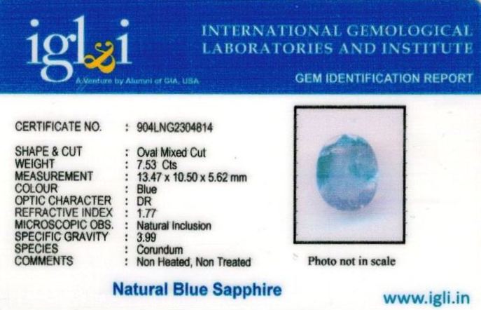 Click to view certificate 8.25-ratti-certified-srilankan-blue-sapphire Certificate (ID-419)