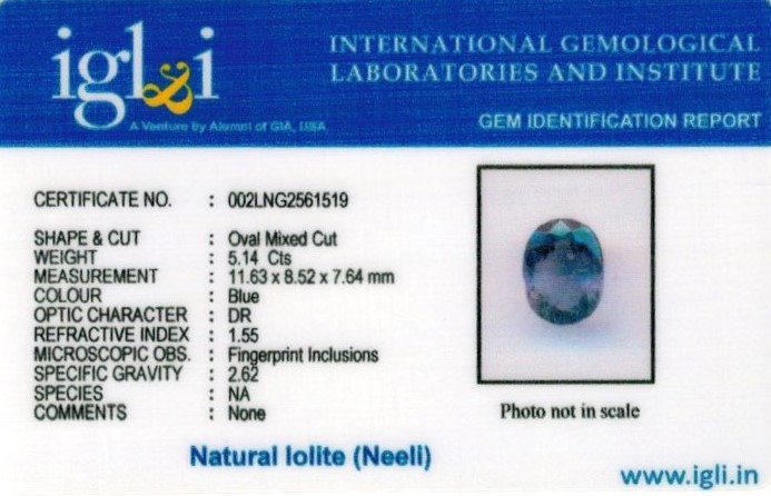 6-ratti-certified-iolite Certificate (ID-128)