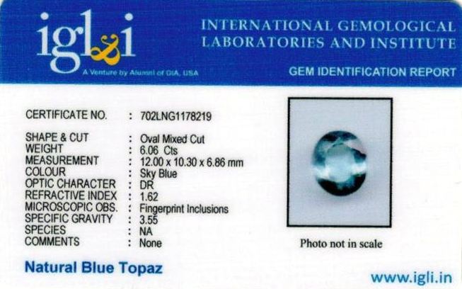 6.73-ratti-certified-blue-topaz-stone Certificate (ID-104)