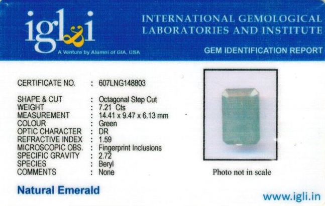 Click to view certificate 8.01-ratti-certified-emerald-gemstone Certificate (ID-348)