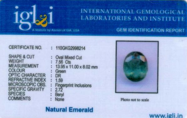 8.25-ratti-certified-emerald Certificate (ID-474)