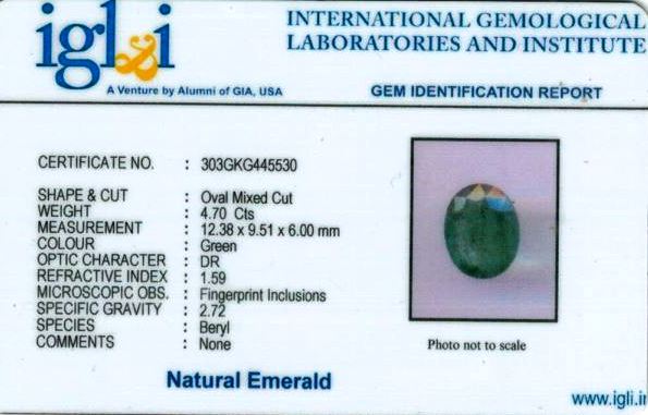 5.25-ratti-certified-emerald Certificate (ID-486)