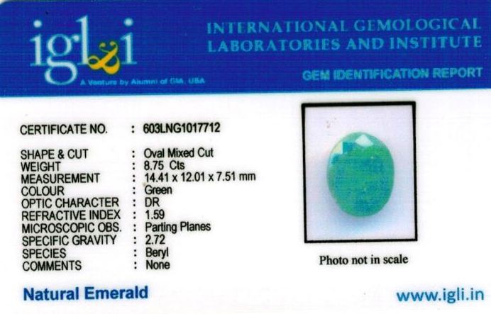 Click to view certificate 10-ratti-certified-emerald-gemstone Certificate (ID-360)