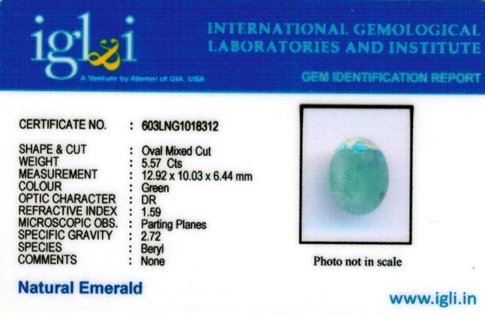 Click to view certificate 6.25-ratti-certified-emerald-gemstone Certificate (ID-352)