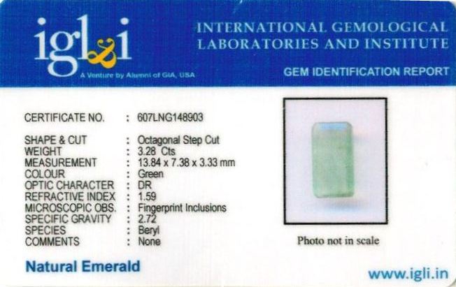3.64-ratti-certified-emerald-gemstone Certificate (ID-323)