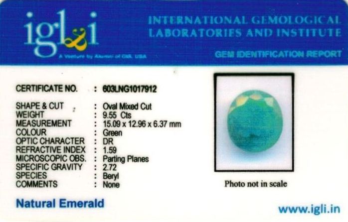 Click to view certificate 11-ratti-certified-emerald Certificate (ID-398)