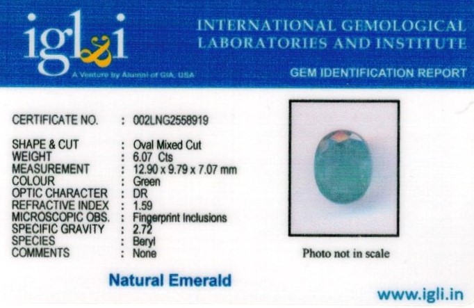 7-ratti-certified-emerald Certificate (ID-427)