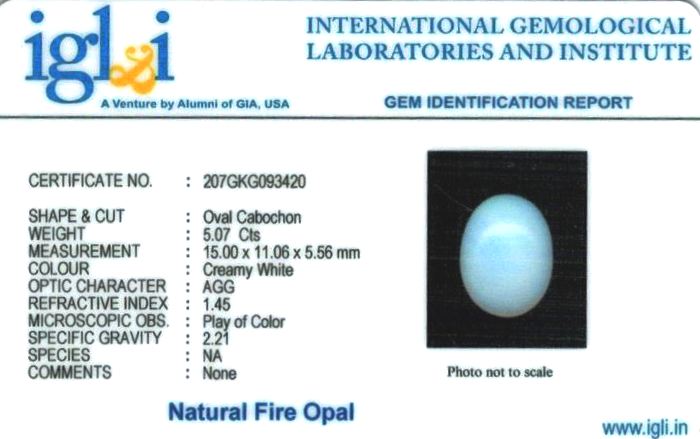 6-ratti-certified-fire-opal Certificate (ID-227)