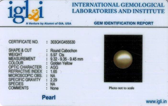7-ratti-certified-golden-pearl Certificate (ID-112)