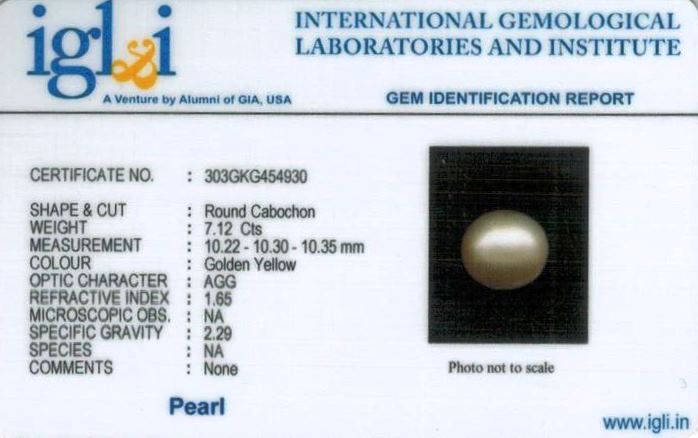 8-ratti-certified-golden-pearl Certificate (ID-122)