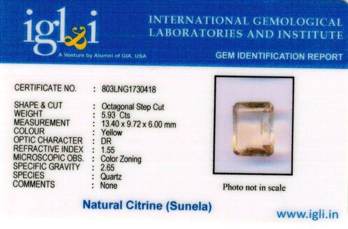 7-ratti-certified-citrine-sunela-Stone Certificate (ID-118)