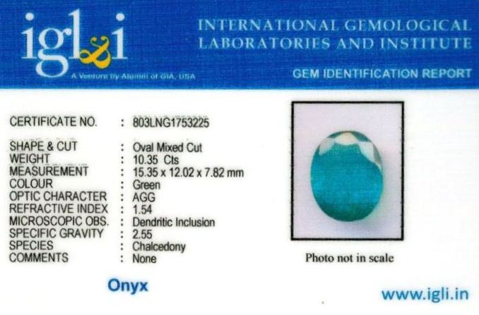 11.25-ratti-certified-greenonyx-stone Certificate (ID-109)