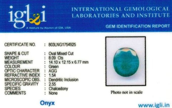 9-ratti-certified-greenonyx-stone Certificate (ID-127)