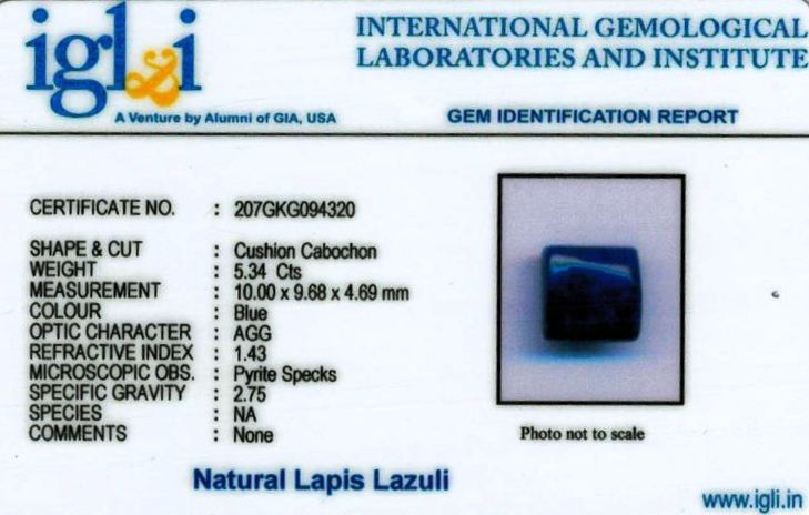 6-ratti-certified-lapis-lazuli Certificate (ID-112)