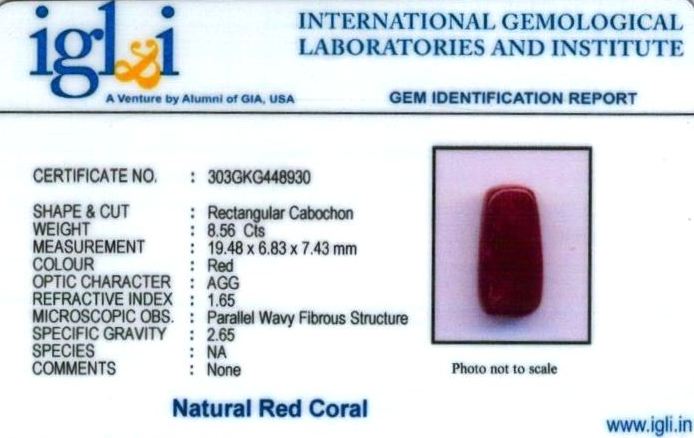 10-ratti-certified-red-coral Certificate (ID-390)