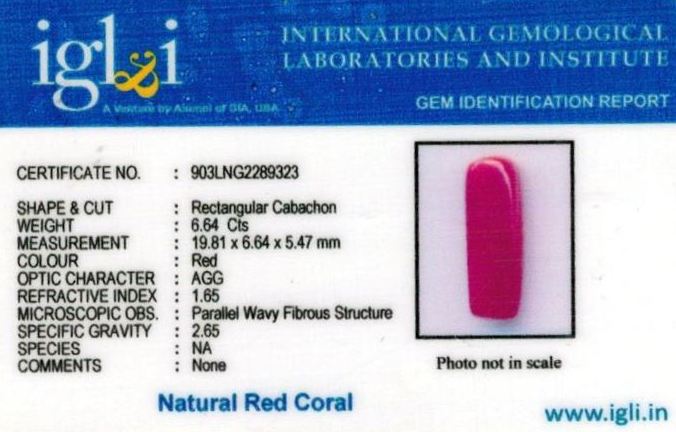 7.25-ratti-certified-red-coral Certificate (ID-326)