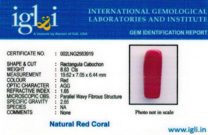 10-ratti-certified-red-coral Certificate (ID-351)