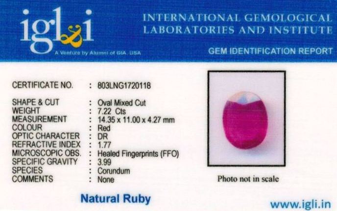 Click to view certificate 8.25-ratti-certified-ruby-stone Certificate (ID-253)