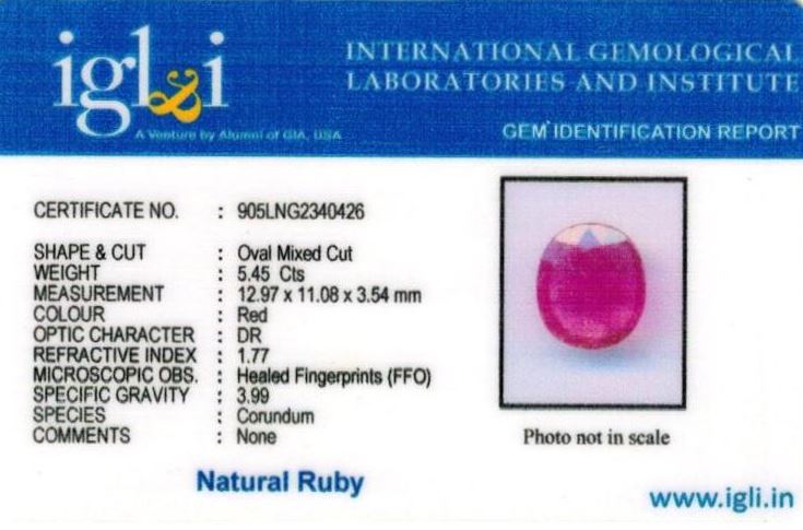 6.25-ratti-certified-ruby-stone Certificate (ID-257)