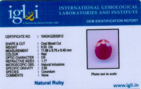 7-ratti-certified-ruby Certificate (ID-264)