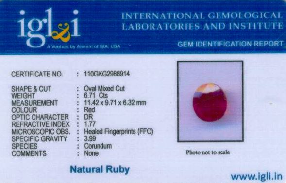 7.25-ratti-certified-ruby Certificate (ID-273)