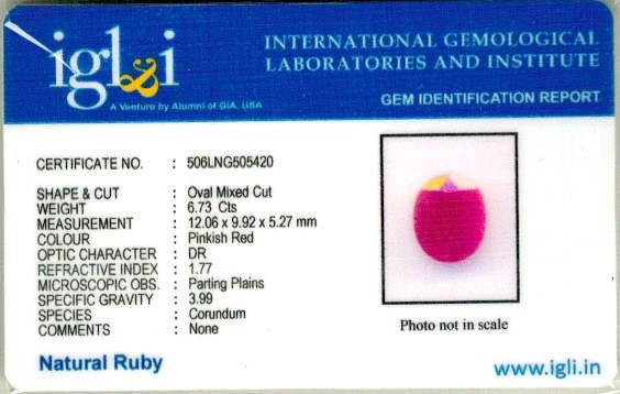 Click to view certificate 7.48-ratti-certified-ruby-gemstone Certificate (ID-213)