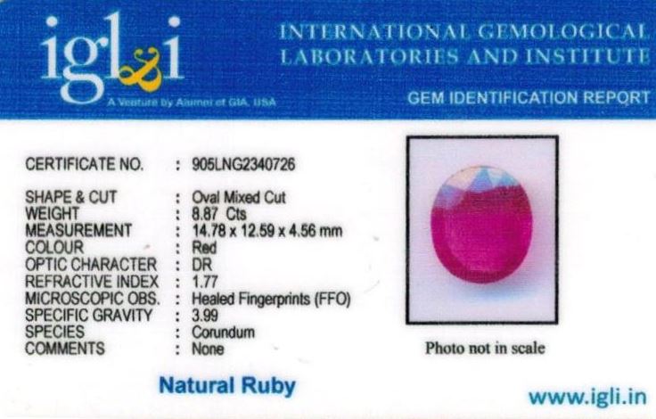 Click to view certificate 9.86-ratti-certified-ruby-gemstone Certificate (ID-217)