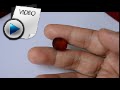 9.43 Carat Hessonite (Gomed) Stone Video
