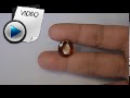 9.07 Carat Hessonite (Gomed) Stone Video