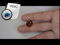 9.89 Carat Hessonite (Gomed) Stone Video