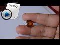8.03 Carat Hessonite (Gomed) Stone Video