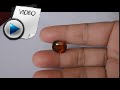 8.1 Carat Hessonite (Gomed) Stone Video