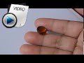 8.66 Carat Hessonite (Gomed) Stone Video