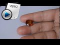 9.12 Carat Hessonite (Gomed) Stone Video