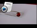 13.06 Carat Hessonite (Gomed) Stone Video