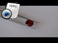 8.77 Carat Hessonite (Gomed) Stone Video
